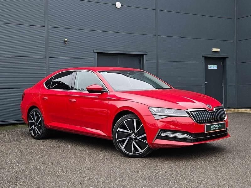 Used Skoda Superb SE L 2020 Red Hatchback