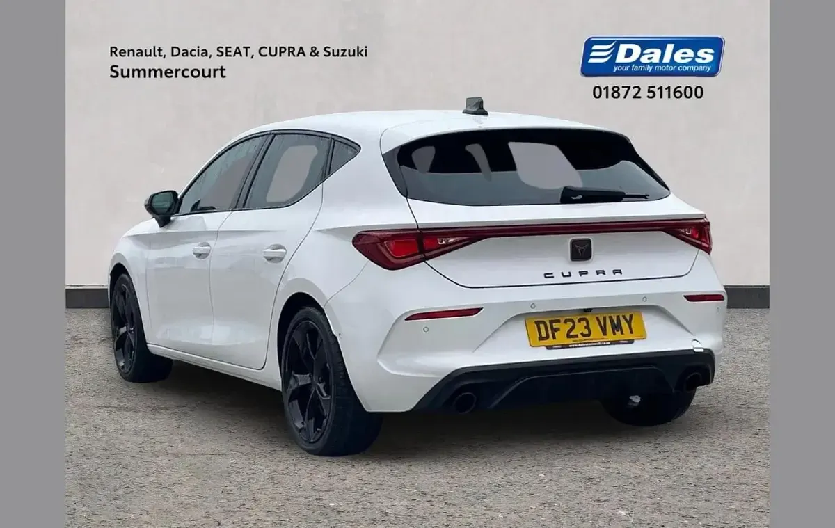 Used Cupra Leon VZ1 241 HP (177 kW) 2023 White Hatchback