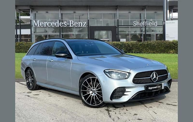 Used Mercedes E200 AMG line 200 HP (147 kW) 2023 Silver Estate