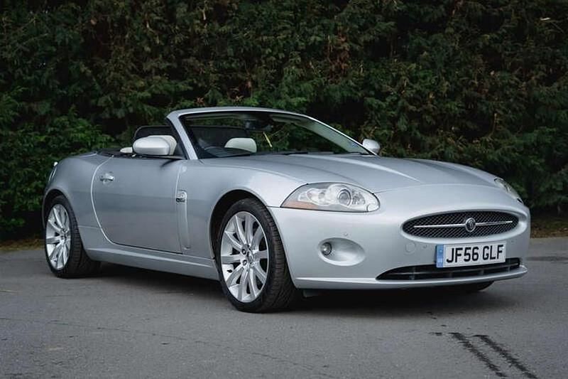 Used Jaguar XK 300 HP (220 kW) 2006 Silver Cabriolet