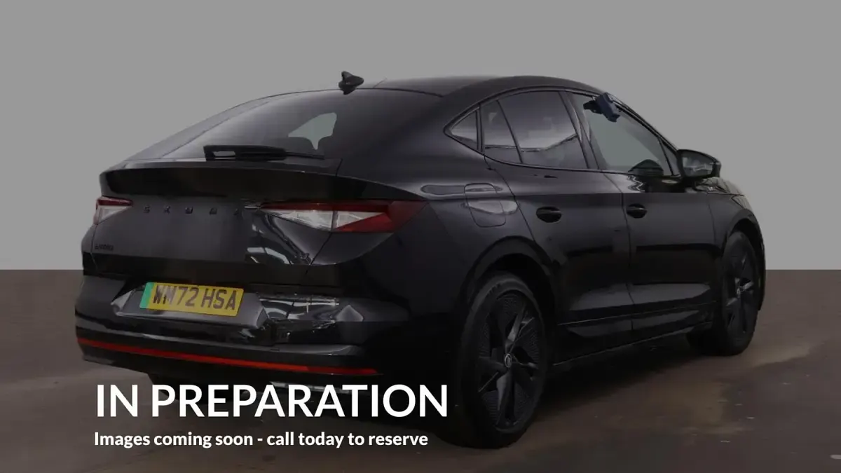 Used Skoda Enyaq iV vRS 219 kW (299 HP) 2022 Black SUV