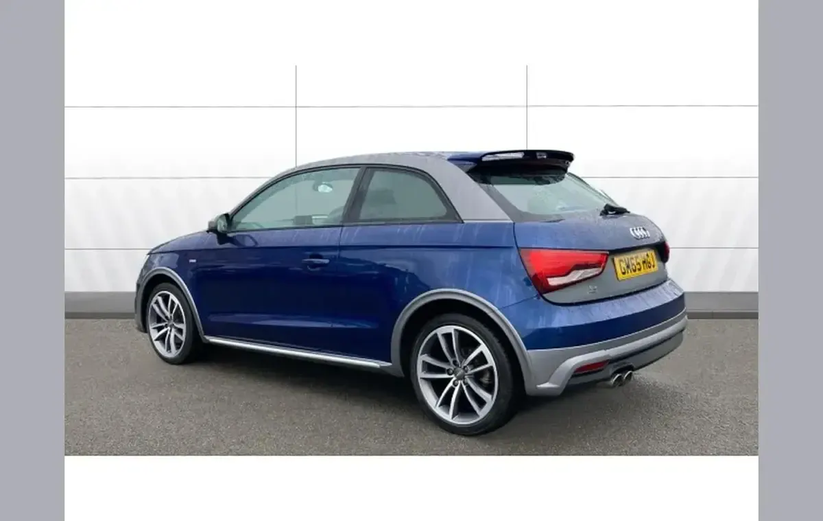 Used Audi A1 S-Line 123 HP (90 kW) 2016 Blue Hatchback