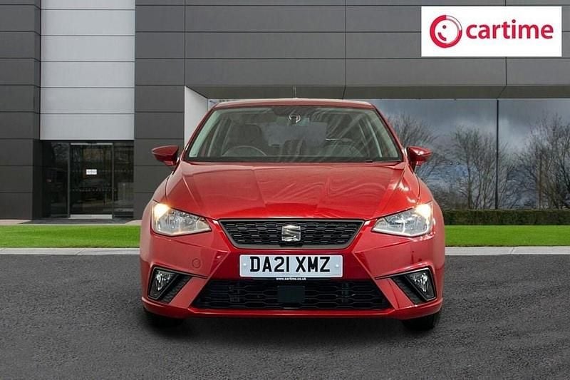 Used Seat Ibiza SE Technology 95 HP (69 kW) 2021 Red Hatchback