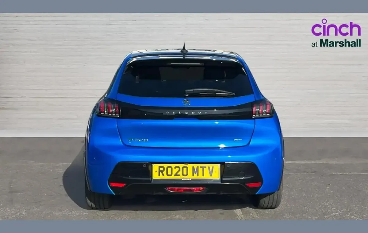 Used Peugeot e-208 GTi 100 kW (136 HP) 2020 Blue Hatchback