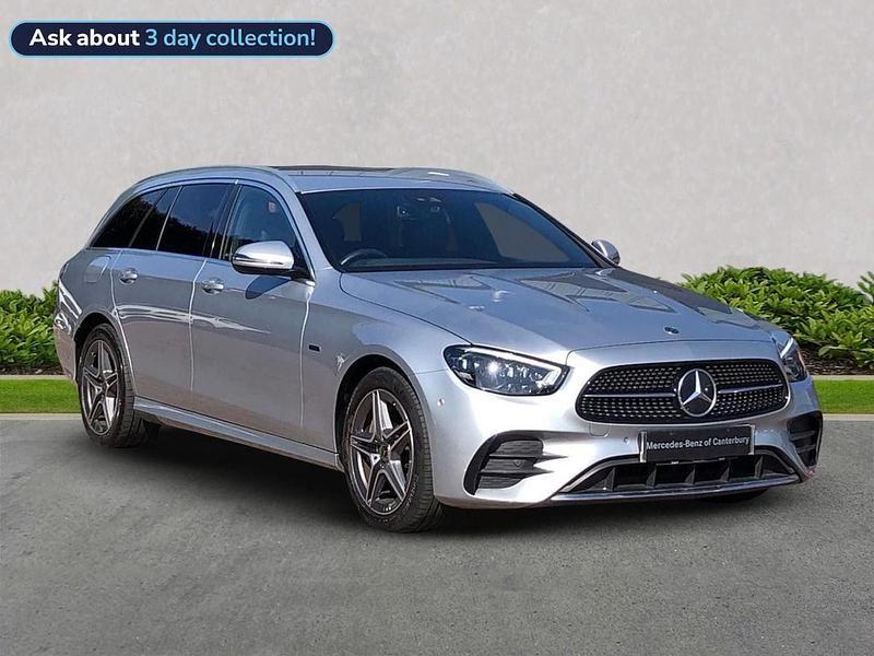 Silver Used 2020 Mercedes E300 AMG line Estate | £23,254 (Fair price) - Image 1/4