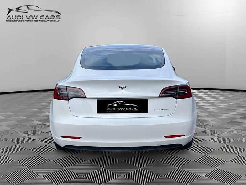 Used Tesla Model 3 Long Range AWD 77 kW (106 HP) 2021 White Sedan