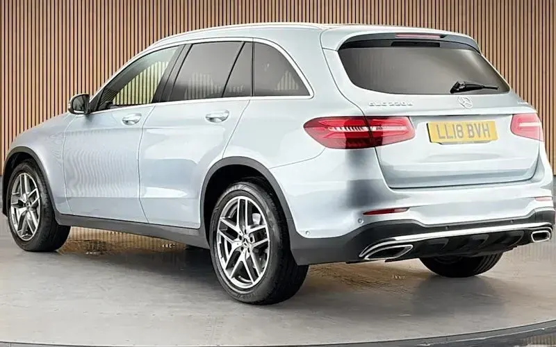 Used Mercedes GLC220 AMG line 170 HP (125 kW) 2018 Silver SUV