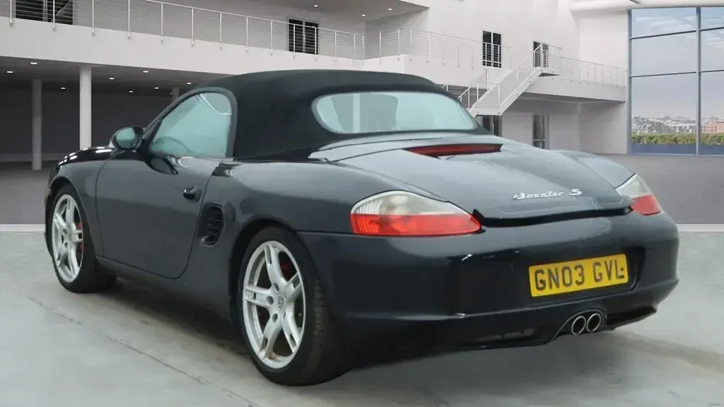 Used Porsche Boxster 260 HP (191 kW) 2003 Black Cabriolet