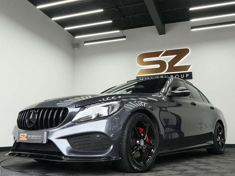 Used Mercedes C220 AMG Line Premium Plus 2015 Grey Sedan