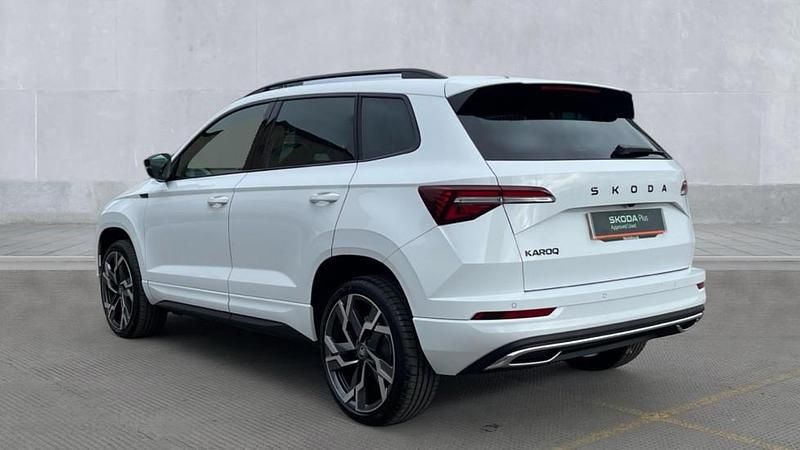 New Skoda Karoq SportLine 150 HP (110 kW) 2026 Moon white SUV