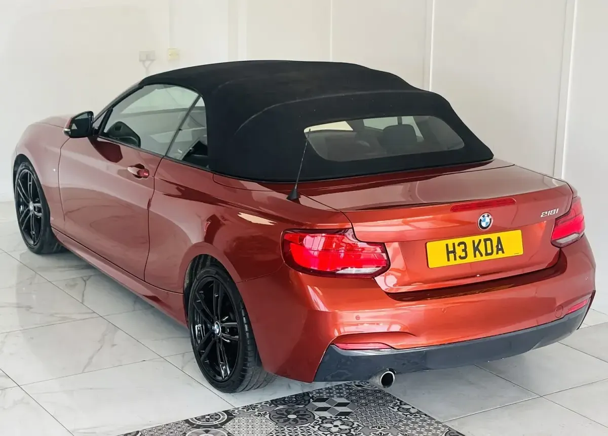 Used BMW 218 M Sport 2018 Orange Cabriolet