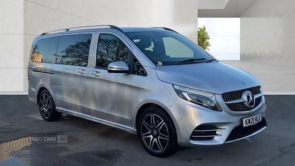 Used Mercedes V300 AMG line 2021 Silver MPV