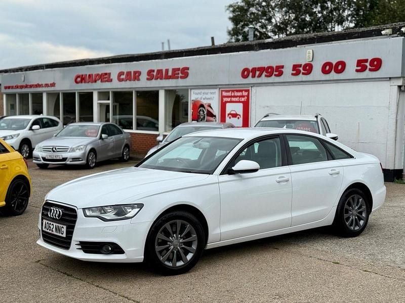 White Used 2012 Audi A6 Comfort Sedan | £8,495 (Fair price) - Image 1/4
