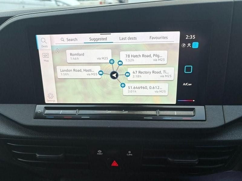 Used VW Caddy S 102 HP (75 kW) 2021 White MPV