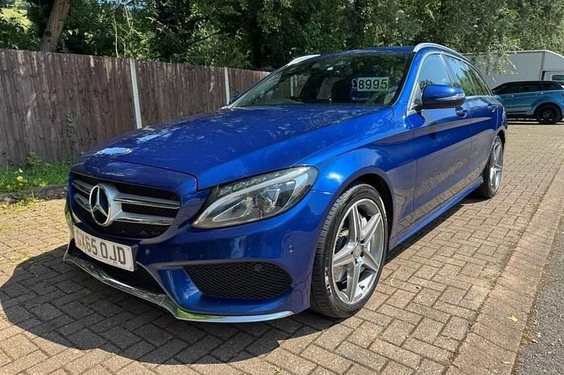 Blue Used 2015 Mercedes C250 AMG line Estate | £8,995 (Fair price) - Image 1/1