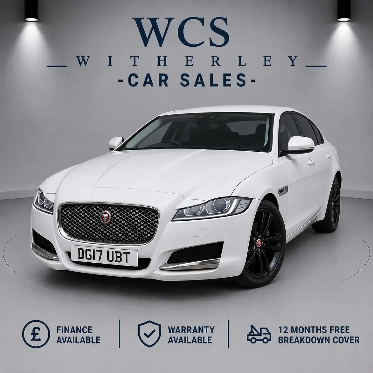 Used Jaguar XF Portfolio 240 HP (176 kW) 2017 White Sedan