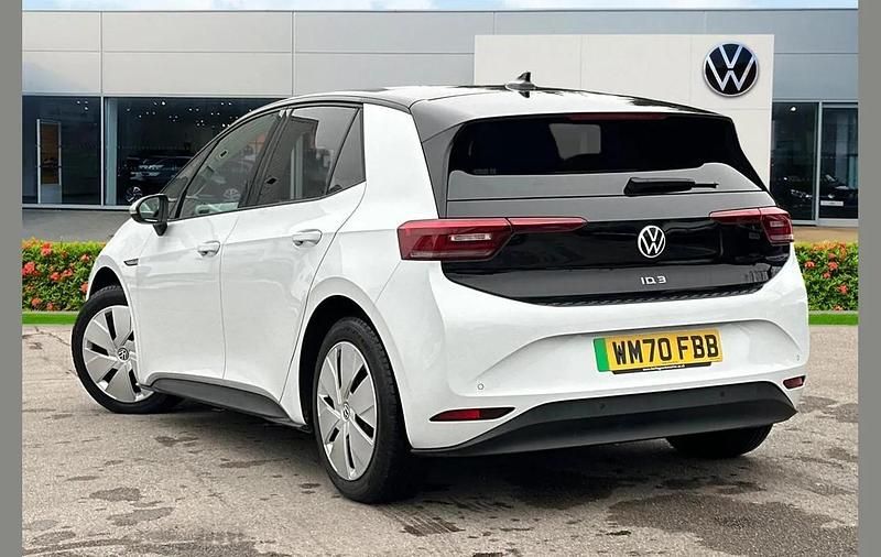 Used VW ID.3 Pro Performance 150 kW (204 HP) 2020 White Hatchback