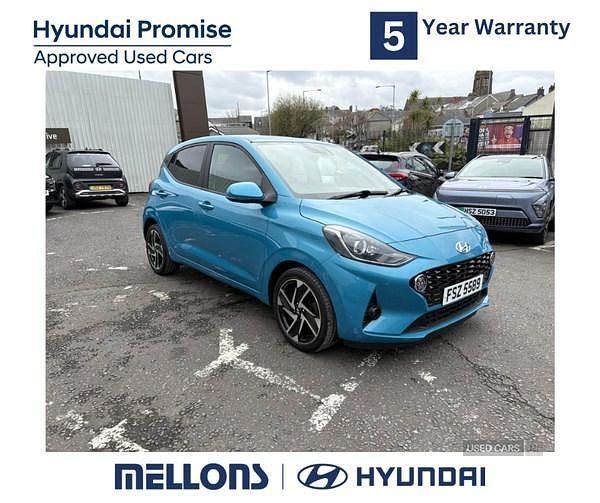 Used Hyundai i10 Premium 67 HP (49 kW) 2021 Turquoise Hatchback