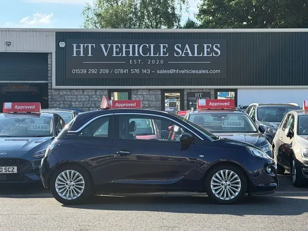 Used Vauxhall Adam Glam 87 HP (63 kW) 2013 Blue Hatchback
