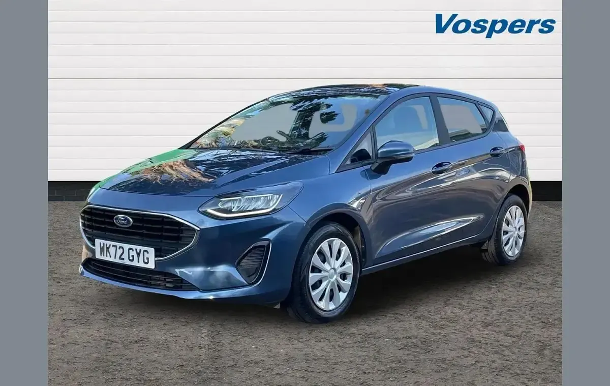 Used Ford Fiesta Trend 75 HP (55 kW) 2022 Blue Hatchback