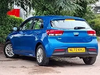 Used Kia Rio 2022 Blue Hatchback