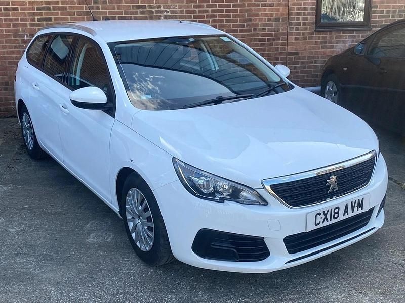White Used 2018 Peugeot 308 SW Estate | £2,495 - Image 1/4