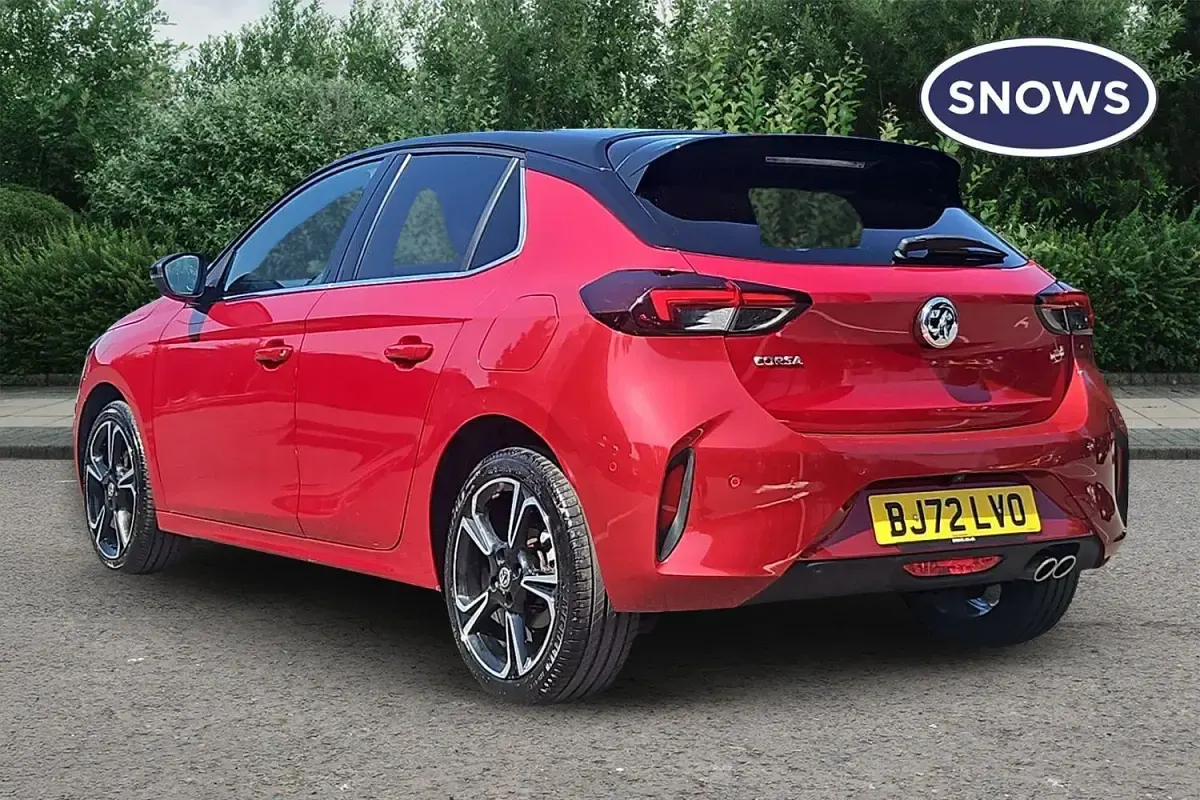 Used Vauxhall Corsa Ultimate 130 HP (95 kW) 2022 Red Hatchback