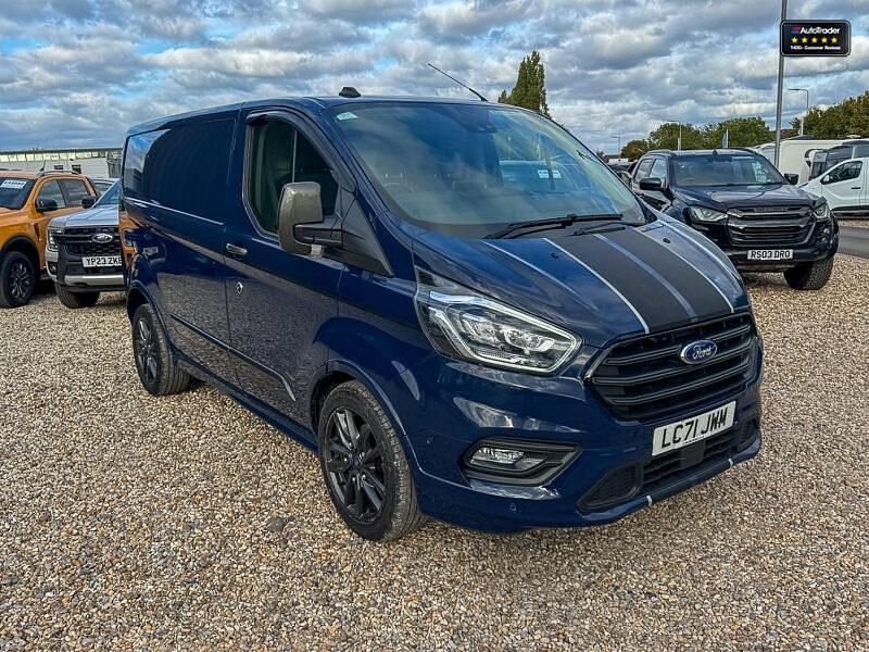 Used Ford Transit Custom Sport 185 HP (136 kW) 2021 Blue Van