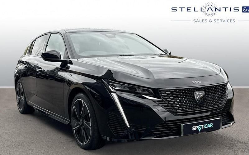 Black Used 2024 Peugeot e-308 GTi Hatchback | £18,682 (Fair price) - Image 1/3
