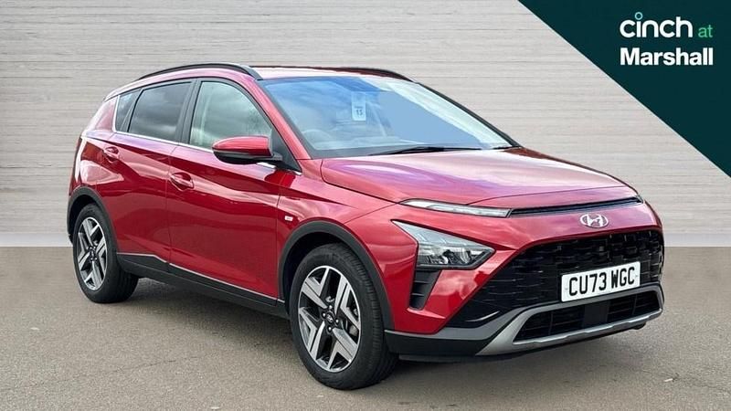 Red Used 2023 Hyundai Bayon Premium SUV | £15,736 (Fair price) - Image 1/4