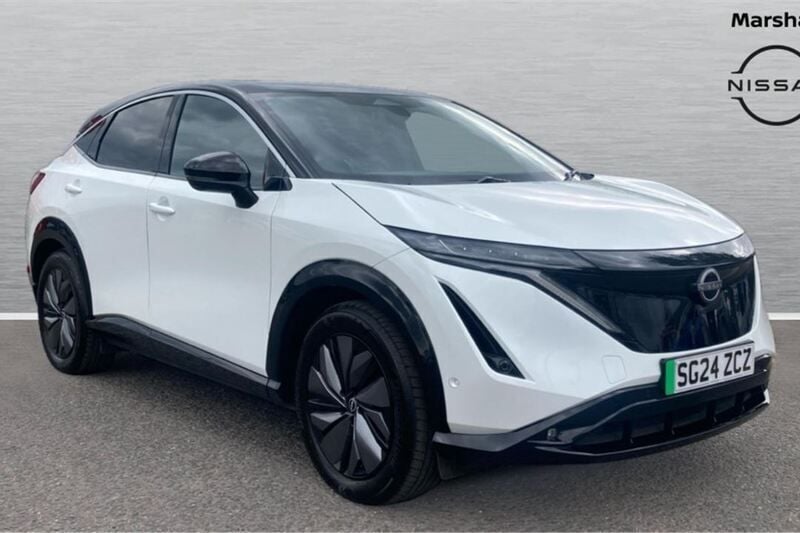 White Used 2024 Nissan Ariya Evolve SUV | £30,477 (Fair price) - Image 1/4