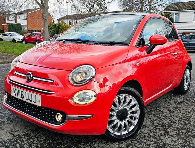 Used Fiat 500 Lounge 69 HP (50 kW) 2016 Pink Hatchback