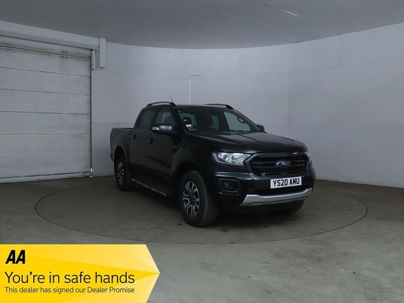 Black Used 2020 Ford Ranger Wildtrack Pickup | £19,990 (Fair price) - Image 1/1