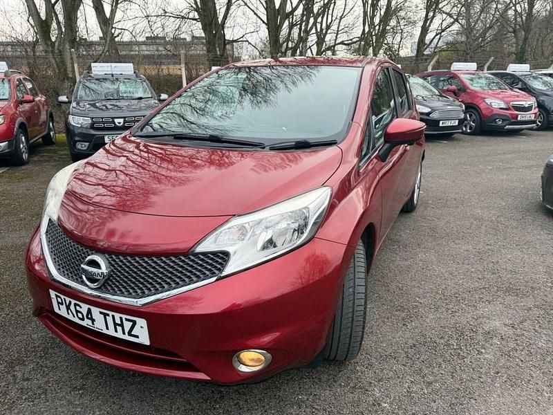 Used Nissan Note S 98 HP (72 kW) 2014 Red Hatchback