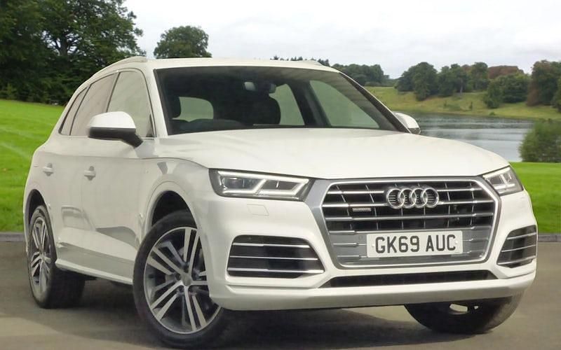 White Used 2019 Audi Q5 S-Line SUV | £24,495 (Fair price) - Image 1/4