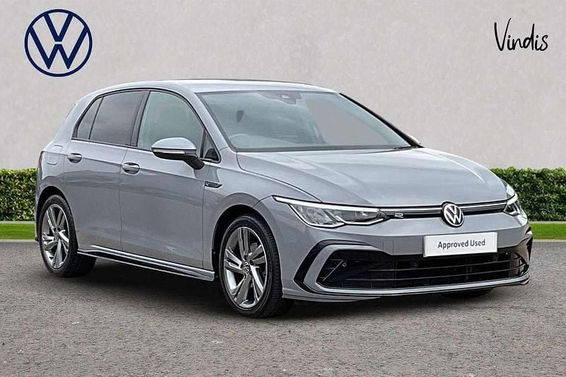 Grey Used 2021 VW Golf VIII R-line Hatchback | £17,541 (A bit pricey) - Image 1/4