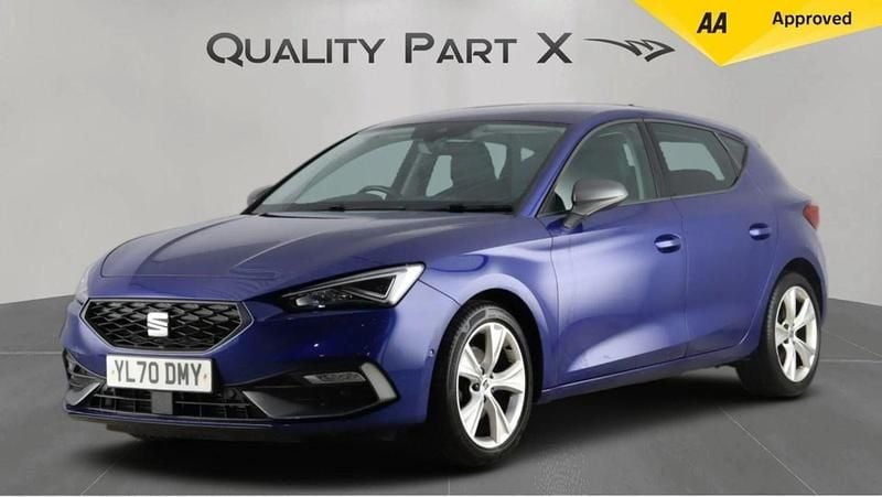Used Seat Leon FR 150 HP (110 kW) 2021 Blue Hatchback