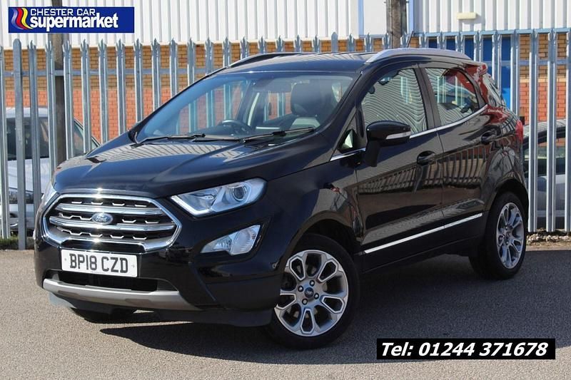 Used Ford Ecosport Titanium 125 HP (91 kW) 2018 Black SUV