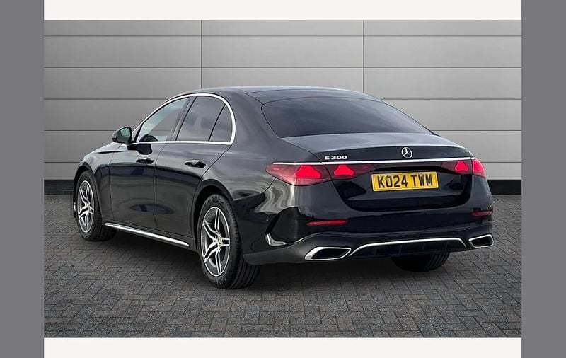 Used Mercedes E200 AMG line 200 HP (147 kW) 2024 Black Sedan