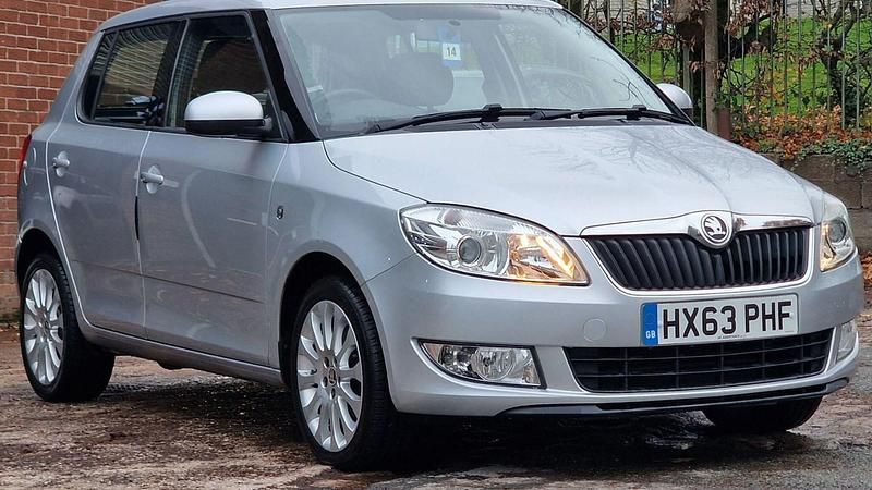 Silver Used 2013 Skoda Fabia Elegance Hatchback | £7,495 (A bit pricey) - Image 1/4