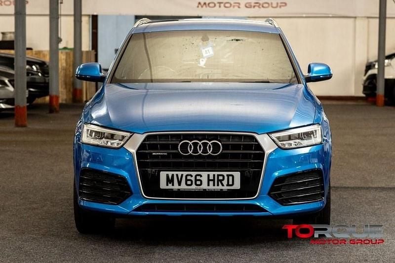 Used Audi Q3 S-line plus 184 HP (135 kW) 2016 Blue SUV