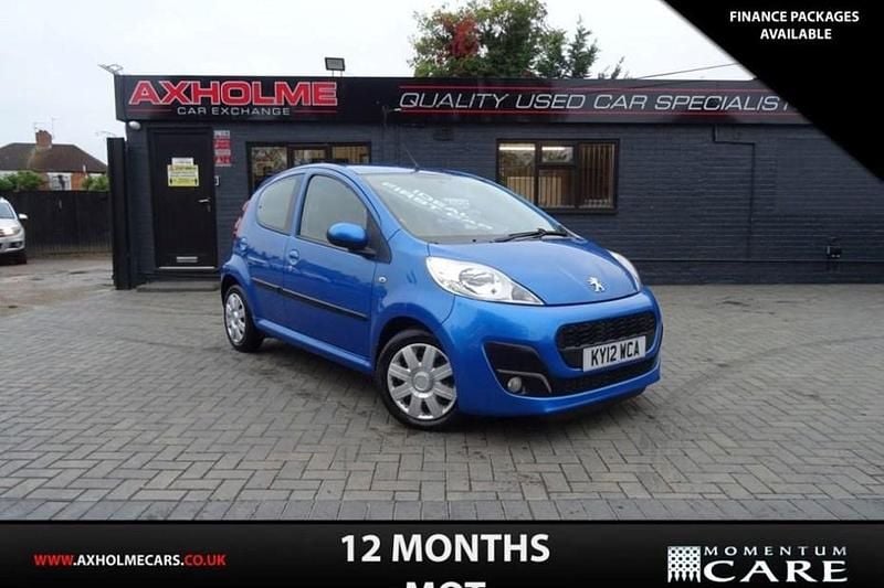 Blue Used 2012 Peugeot 107 Active Hatchback | £1,995 (Good price) - Image 1/1