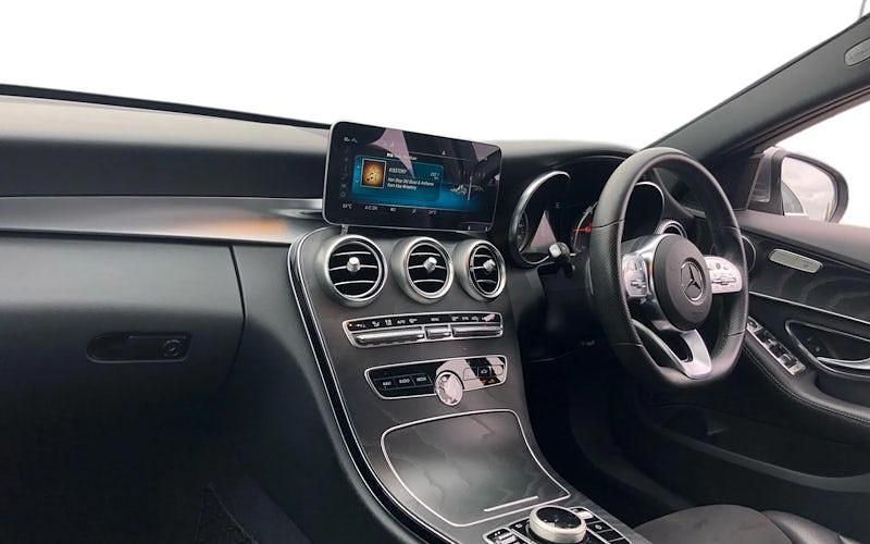 Used Mercedes C200 AMG line 184 HP (135 kW) 2019 Grey Sedan