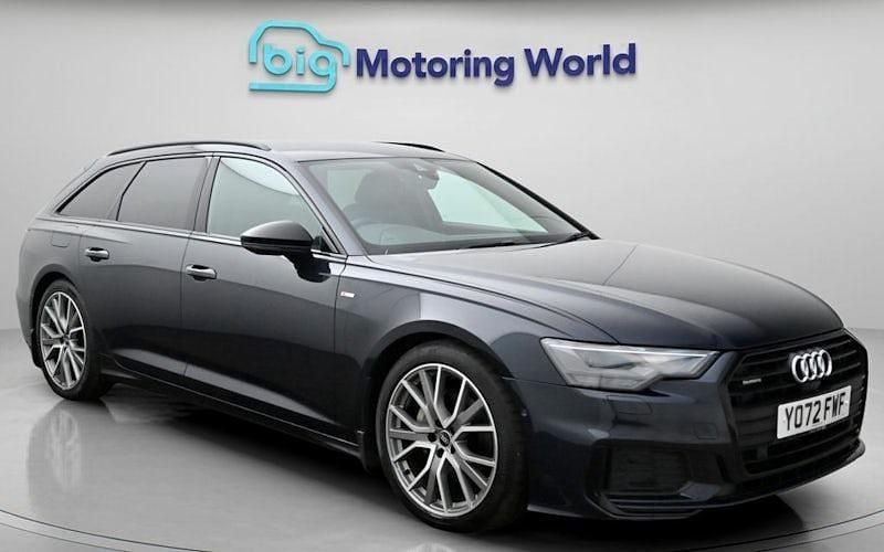 Used Audi A6 Black Edition 204 HP (150 kW) 2023 Blue Estate