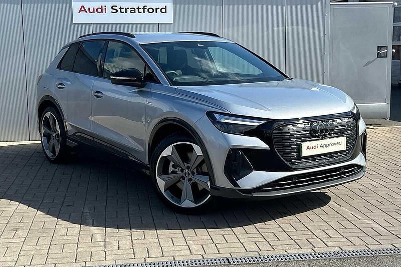 Floret silver New 2025 Audi Q4 e-tron Black Edition SUV | £44,950 - Image 1/4