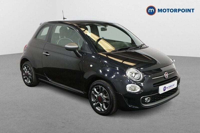 Black Used 2021 Fiat 500 Sport Hatchback | £10,249 (Fair price) - Image 1/4