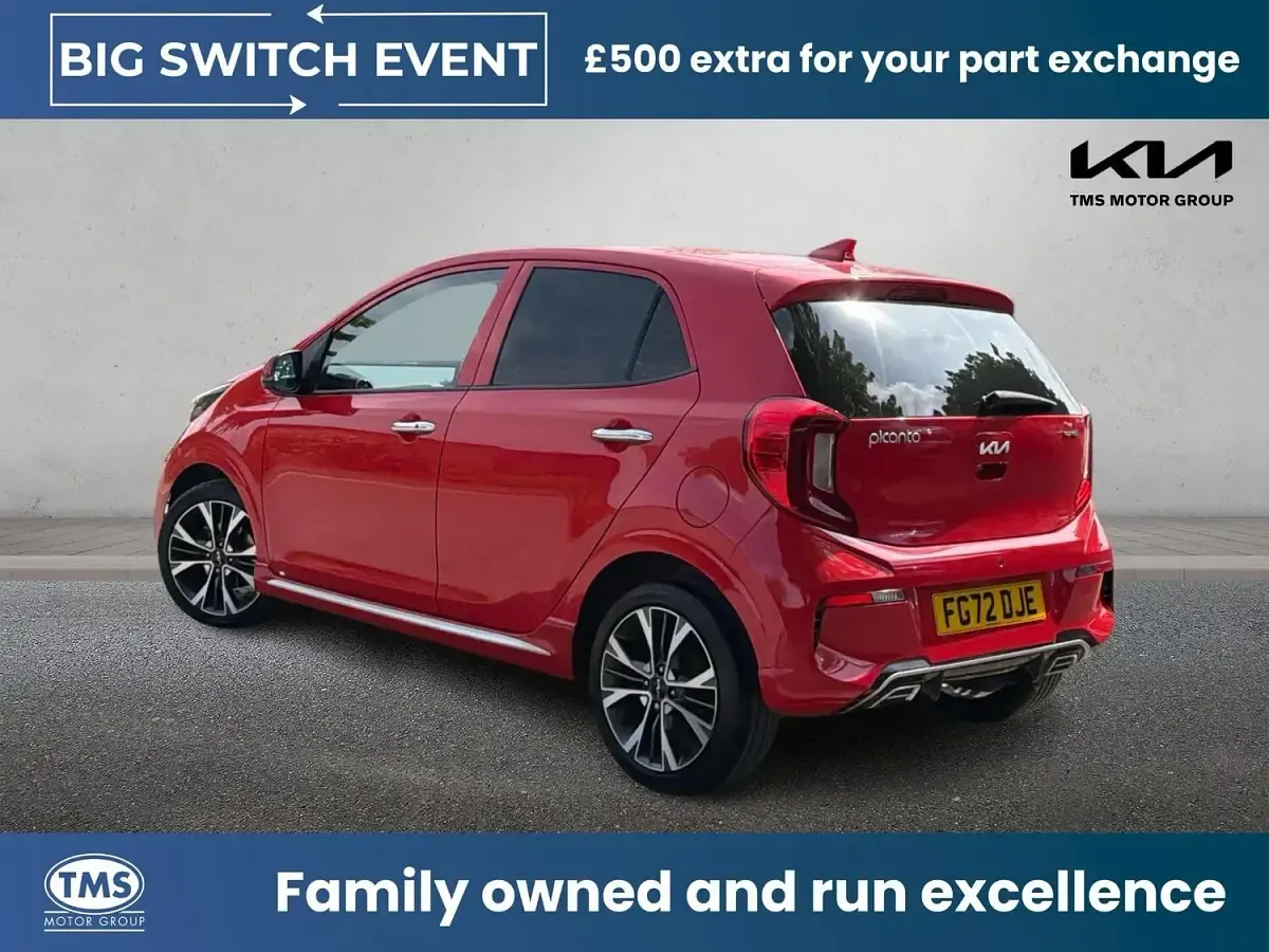 Used Kia Picanto GT-Line S 66 HP (48 kW) 2022 Red Hatchback
