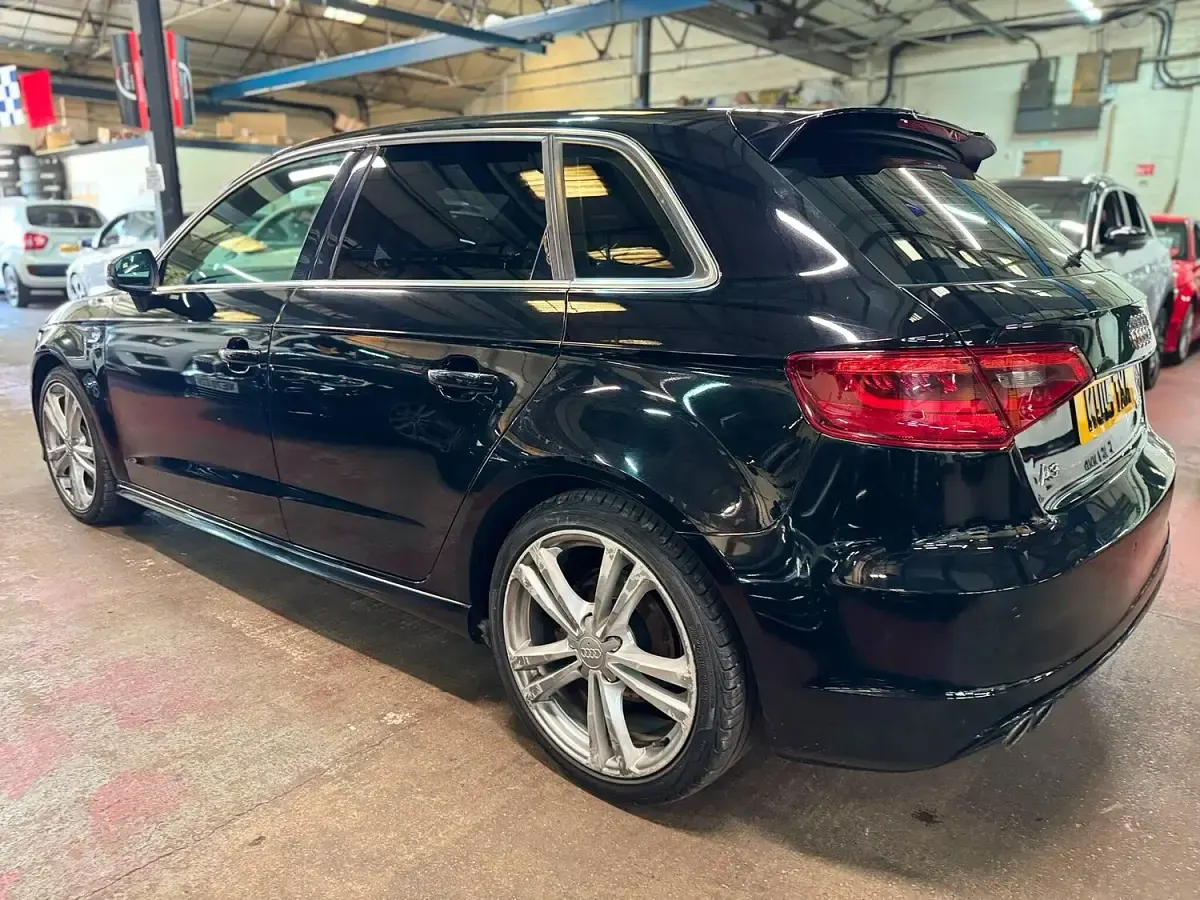 Used Audi A3 Sportback S-Line 2015 Black Hatchback