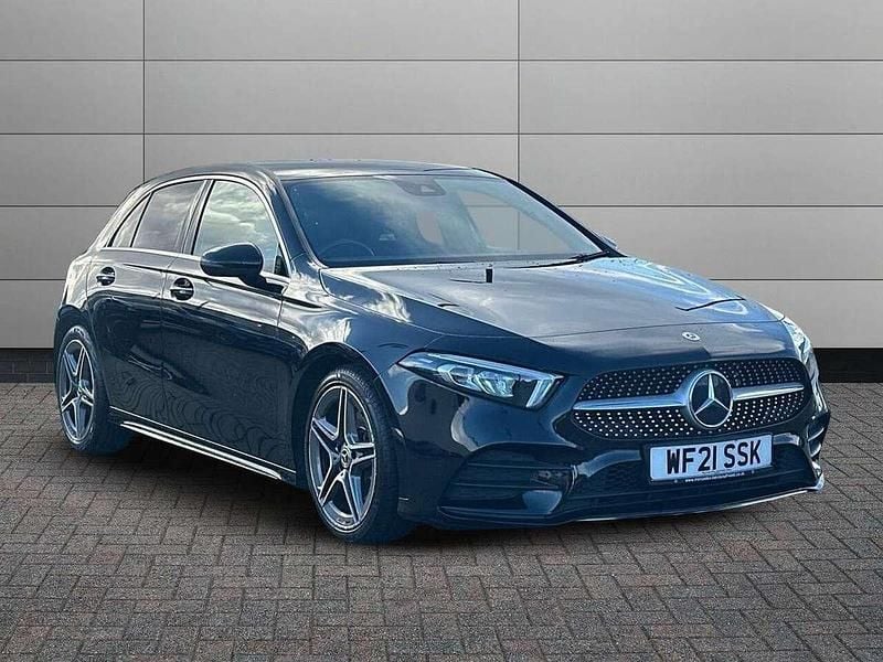 Black Used 2021 Mercedes A220 AMG line Hatchback | £18,595 (Fair price) - Image 1/2