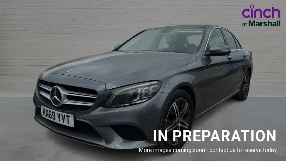 Used Mercedes C220 Premium Plus 194 HP (142 kW) 2019 Grey Sedan